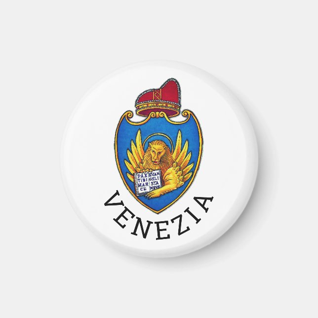 Imán Escudo de Venecia, Italia (Frente)