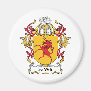 Imán escudo de Wit Family