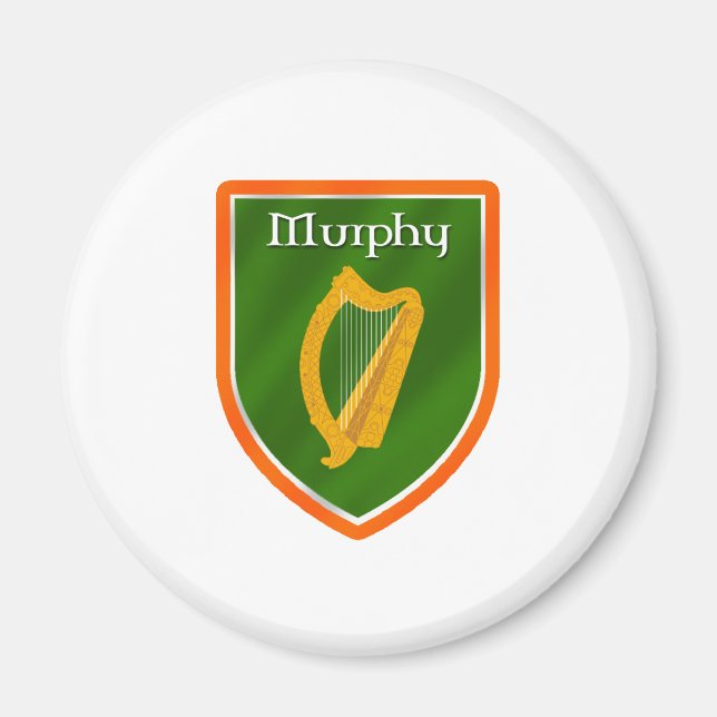 Imán Escudo familiar de Murphy - escudo de armas (Frente)