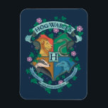 Imán ESCUDO floral HOGWARTS™<br><div class="desc">HARRY POTTER™ | Mira este ilustracion Escudo HOGWARTS™ floral!</div>