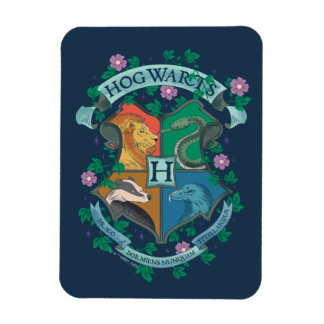 Imán ESCUDO floral HOGWARTS™