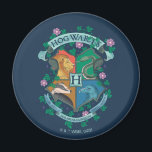 Imán ESCUDO floral HOGWARTS™<br><div class="desc">HARRY POTTER™ | Mira este ilustracion Escudo HOGWARTS™ floral!</div>