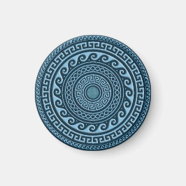 Imán Escudo griego de cielo azul