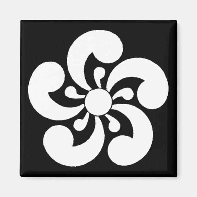 Imán Escudo heráldico japonés Matsuya (Frente)