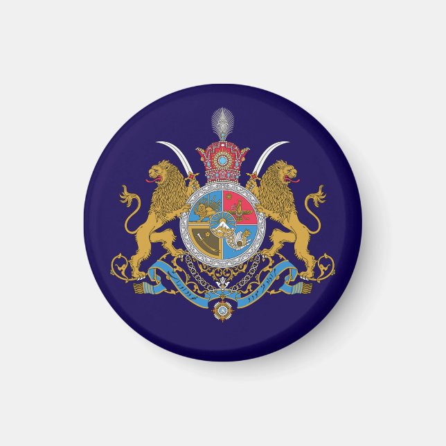Imán Escudo imperial de armas del Irán (1925-1979) (Frente)