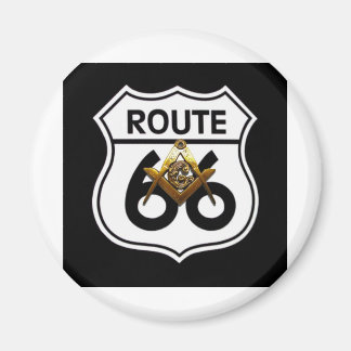 Imán Escudo Masonic Route 66