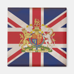Imán Escudo real en la bandera de Jack del theUnion