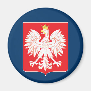 Imán Escudo rojo de águila polaca