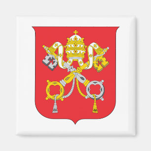 Imán escudo símbolo emblema bandera país Vaticano
