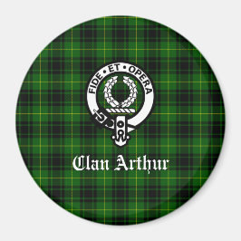 Imán Escudo y tartán del Clan Arthur / MacArthur