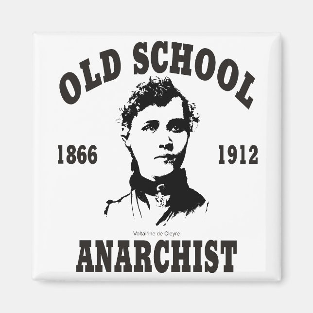 Imán Escuela antigua — Voltairine de Cleyre (Frente)