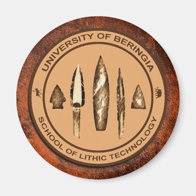 Imán Escuela Beringia de Tecnología Lítica (Frente)