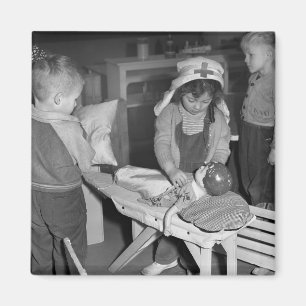 Imán Escuela de enfermería: los años 40