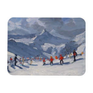 Imán Escuela de esquí Tignes 2009
