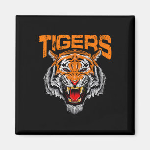 Imán Escuela de Fútbol Tigers Deportes Distressed Día d