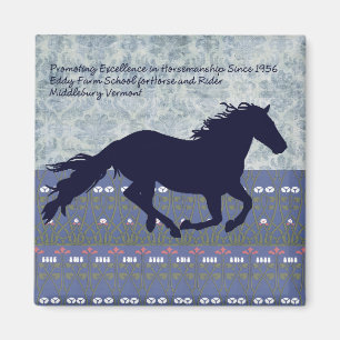 Imán Escuela de la granja del remolino para el caballo