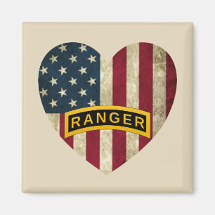 Imán Escuela de Ranger del Ejército Pestaña Bandera d