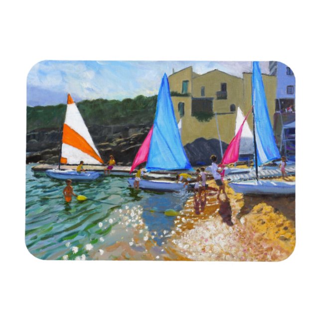 Imán escuela de vela calella de palafrugall (Horizontal)