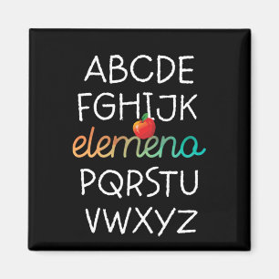 Imán Escuela infantil Elemeno Alphabet Preschool