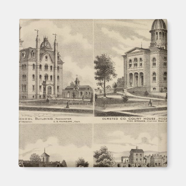 Imán Escuela Pública, Palacio de Justicia, Minnesota (Frente)