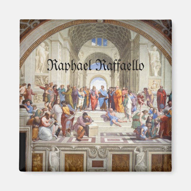 Imán Escuela Raphael Raffaello de Atenas (Frente)