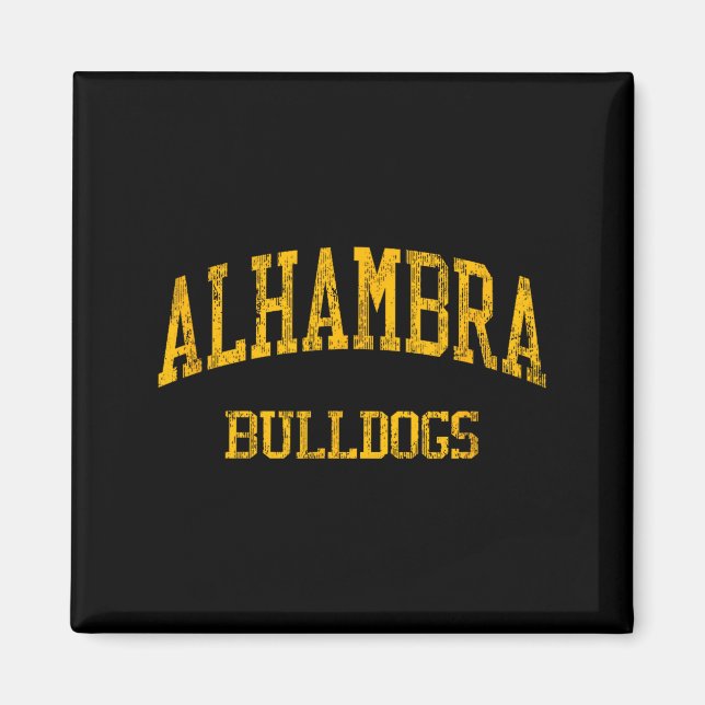 Imán Escuela Secundaria Alhambra Hs Martinez Ca Srts Vi (Frente)