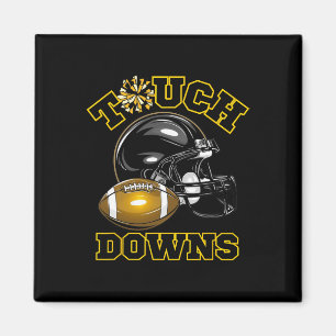 Imán Escuela Secundaria del juego de fútbol Black Gold