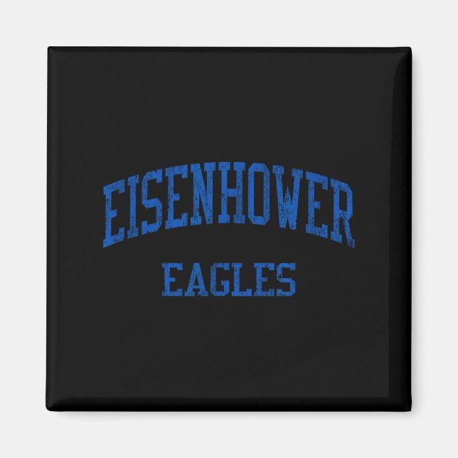 Imán Escuela Secundaria Eisenhower Hs Shelby Township M (Frente)