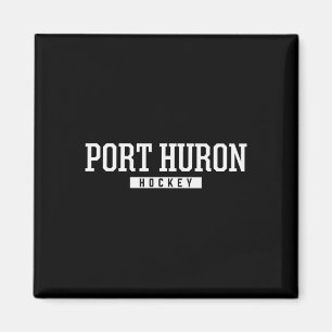 Imán Escuela Secundaria Port Huron Hockey 
