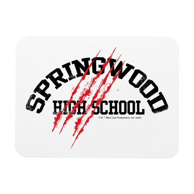 Imán Escuela Secundaria Springwood (Horizontal)
