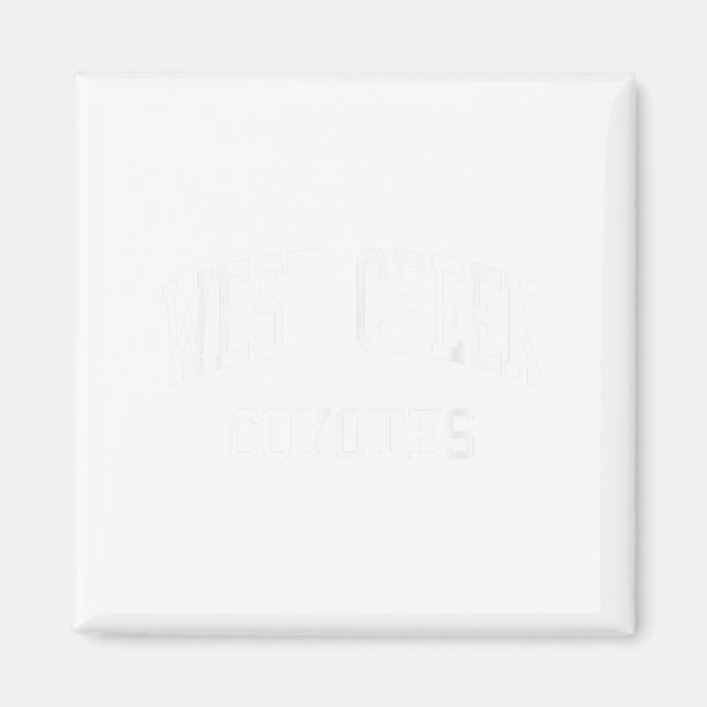 Imán Escuela Secundaria West Creek Hs Clarksville Tn Re (Frente)