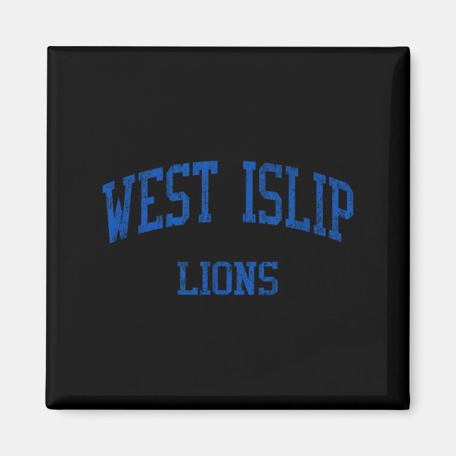 Imán Escuela Secundaria West Islip Hs West Islip Ny Sr  (Frente)
