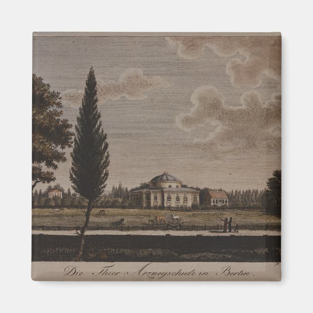 Imán Escuela Veterinaria, Berlín, 1795 (Frente)