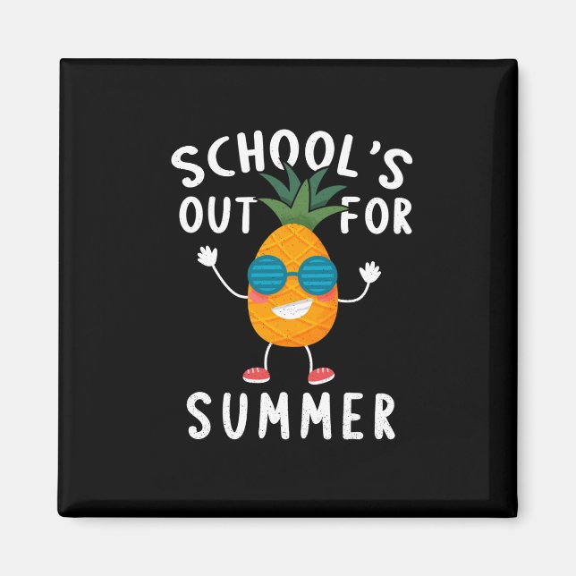 Imán Escuelas En Verano (Frente)