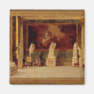 Imán Esculpa la galería en el palacio de Pitti,
