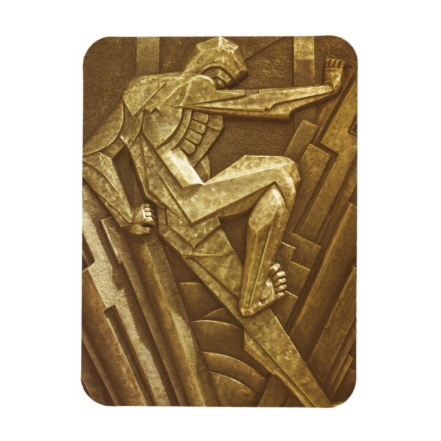 Imán Escultura Art Déco Vintage (Vertical)