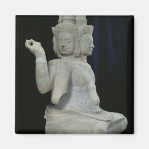 Imán Escultura de Brahma con cuatro caras