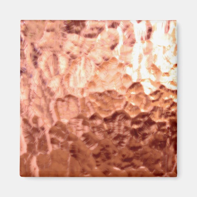 Imán Escultura de cobre brillante (Frente)