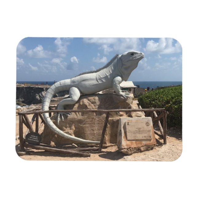 Imán Escultura de Iguana Isla Mujeres, México Fotos Mag (Horizontal)