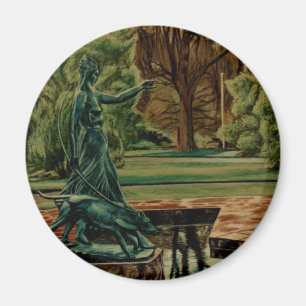 Imán Escultura Diana Artemis En Los Jardines