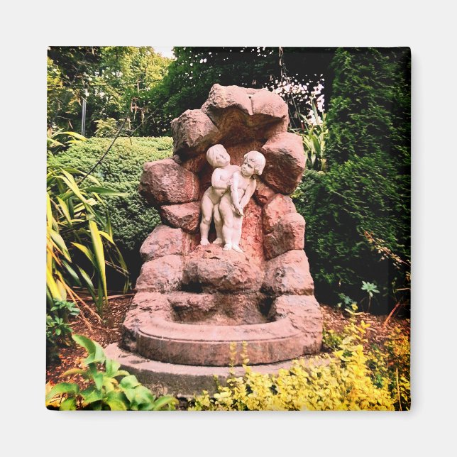 Imán Escultura en el parque (Frente)