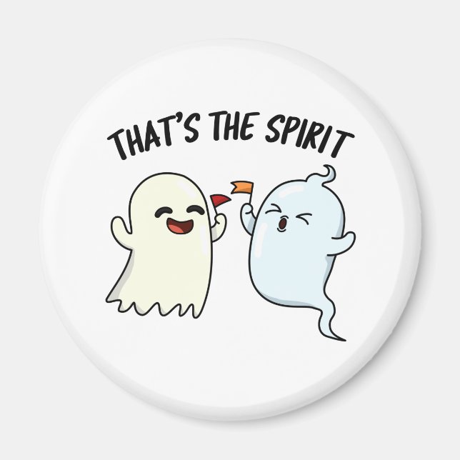 Imán Ese es el divertido ardid fantasma de Halloween (Frente)