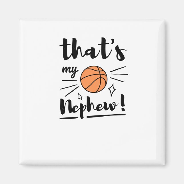 Imán Ése es mi baloncesto sobrino (Frente)