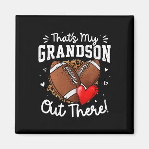 Imán Ese es mi nieto ahí fuera, divertido nieto de fútb