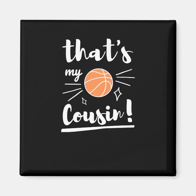 Imán Ese es mi primo baloncesto  (Frente)