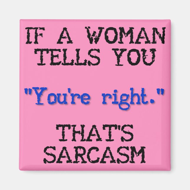 Imán Ese es Sarcasm Funny Fridge Magnet Refrigerator (Frente)