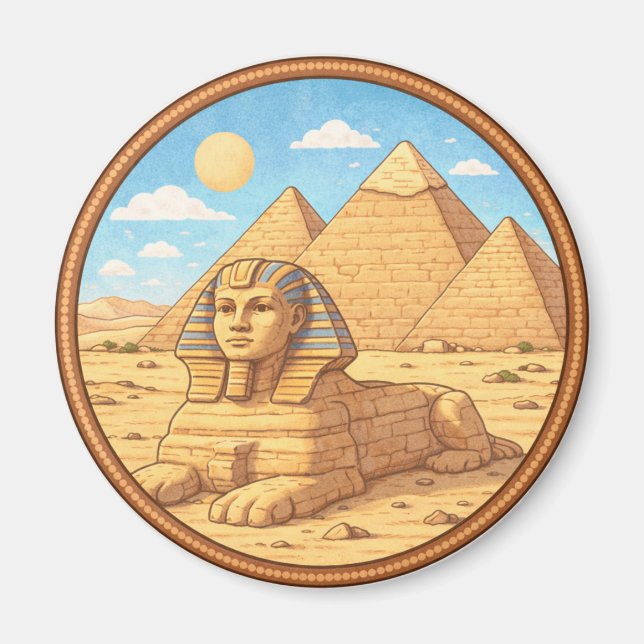 Imán Esfinge de Egipto (Frente)