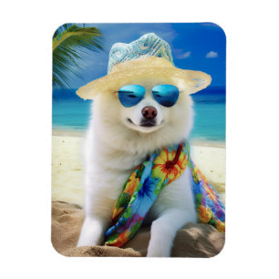 Imán Eskimo Americano en la Playa, regalo de verano par