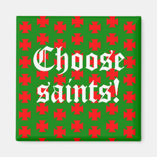 Imán Eslogan de Saints_Aplenty (Edición de Navidad 1)