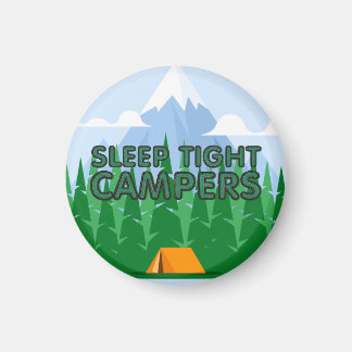 Imán Eslogan de sueño de campamento de TEE
